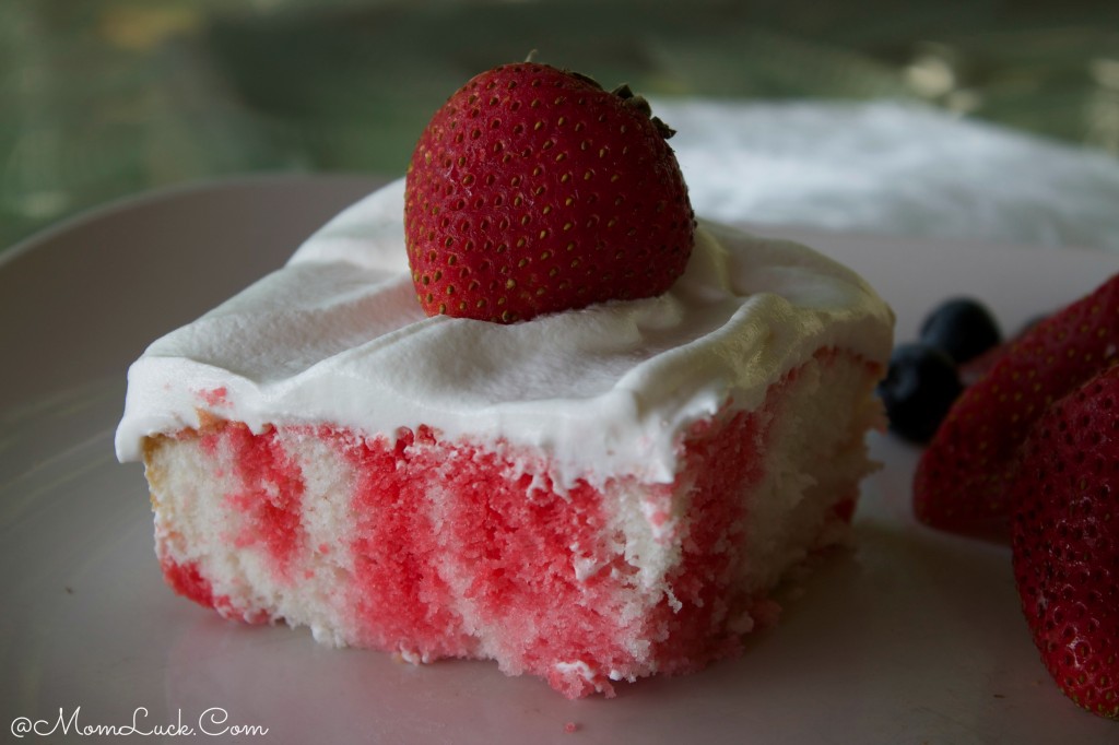 strawberry jello poke cake 
