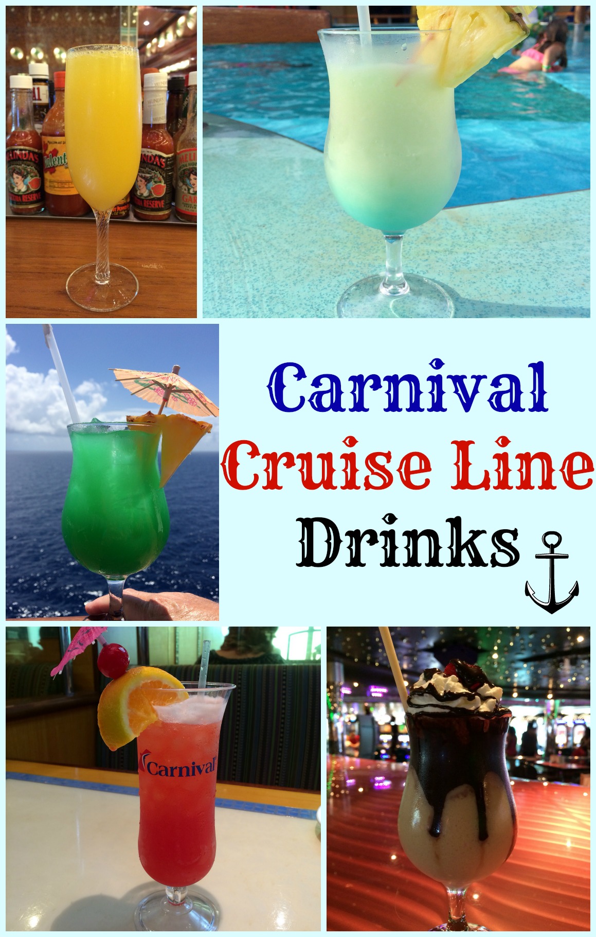 The Best Carnival Cruise Lines Cocktails