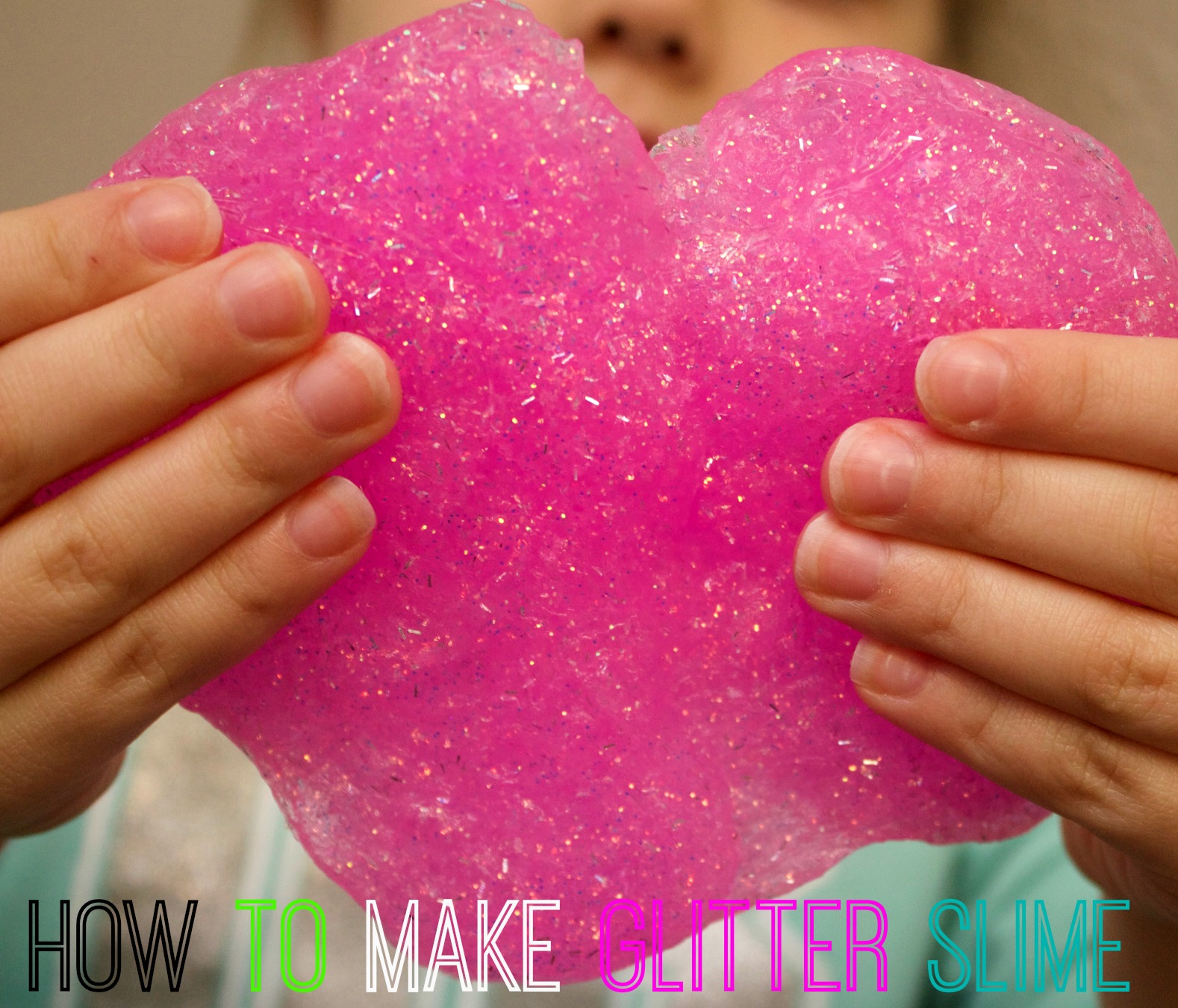 How To Make Glitter Slime With Only 3 Ingredients 