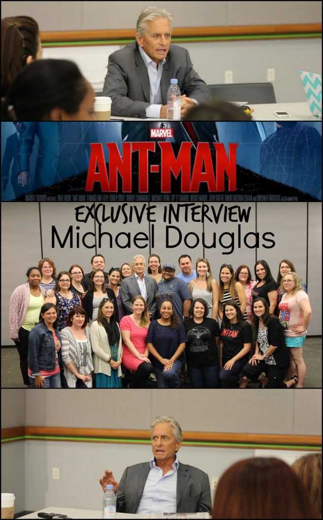 michael douglas interview in Ant-Man movie