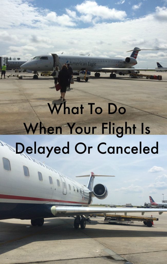 flight canceled or delayed 