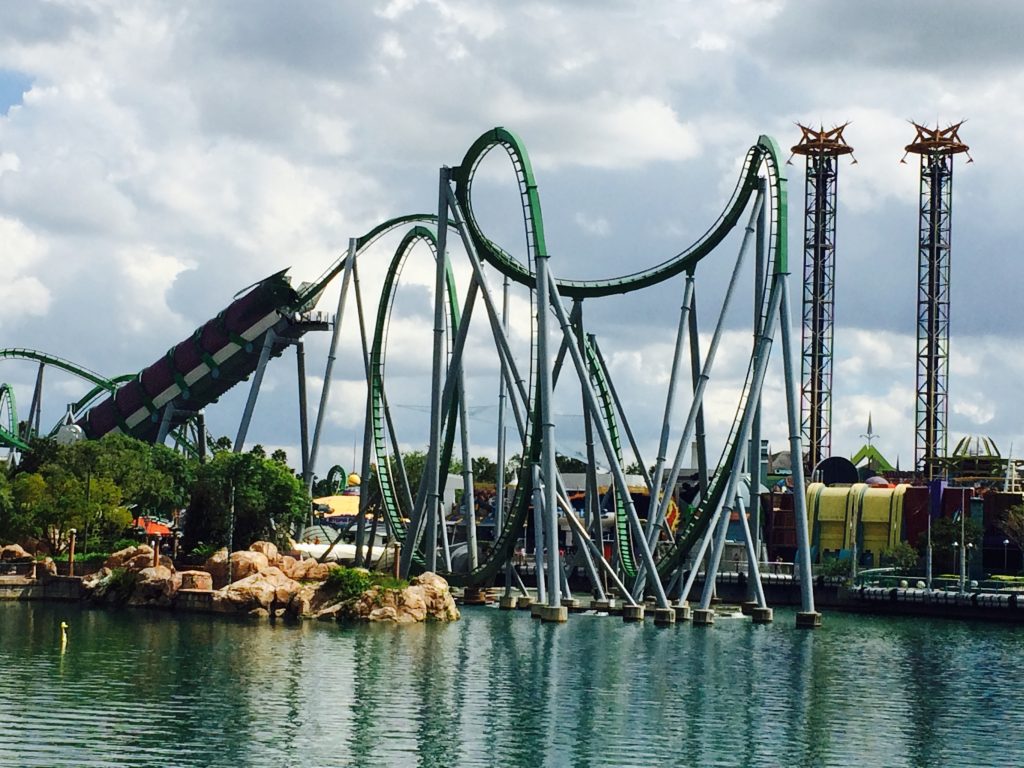 The Hulk Roller Coaster at Universal 