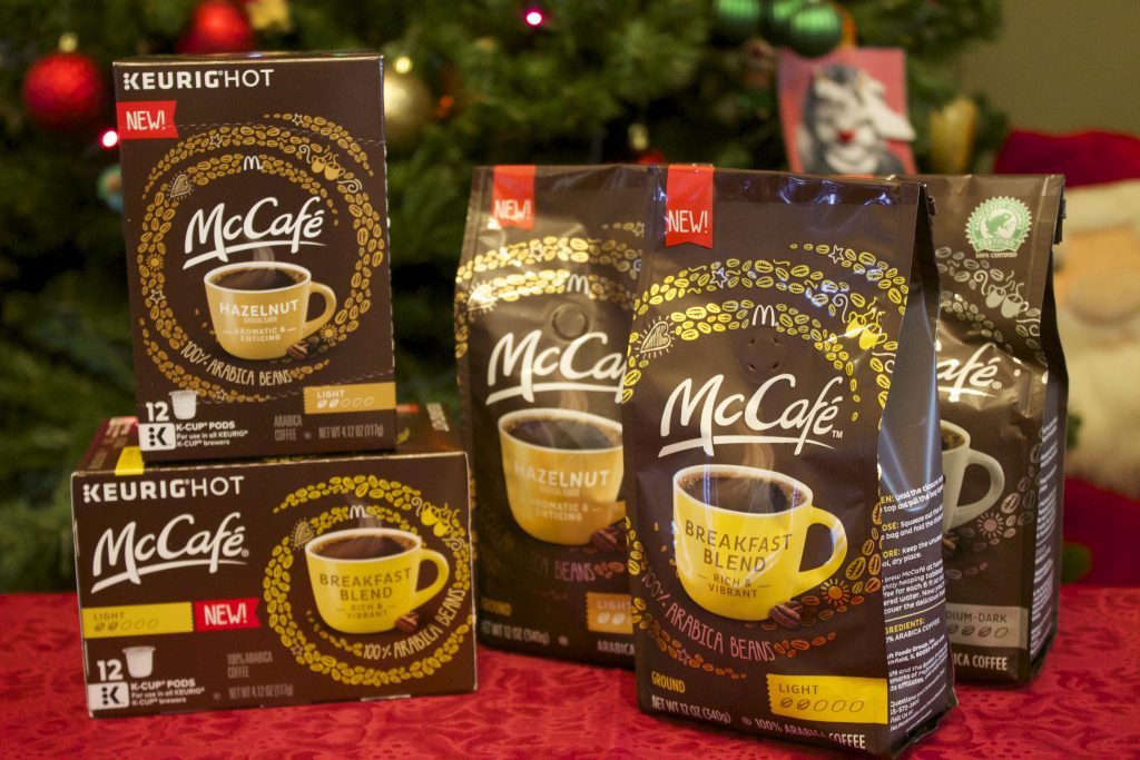 mcCafe packaged coffee 