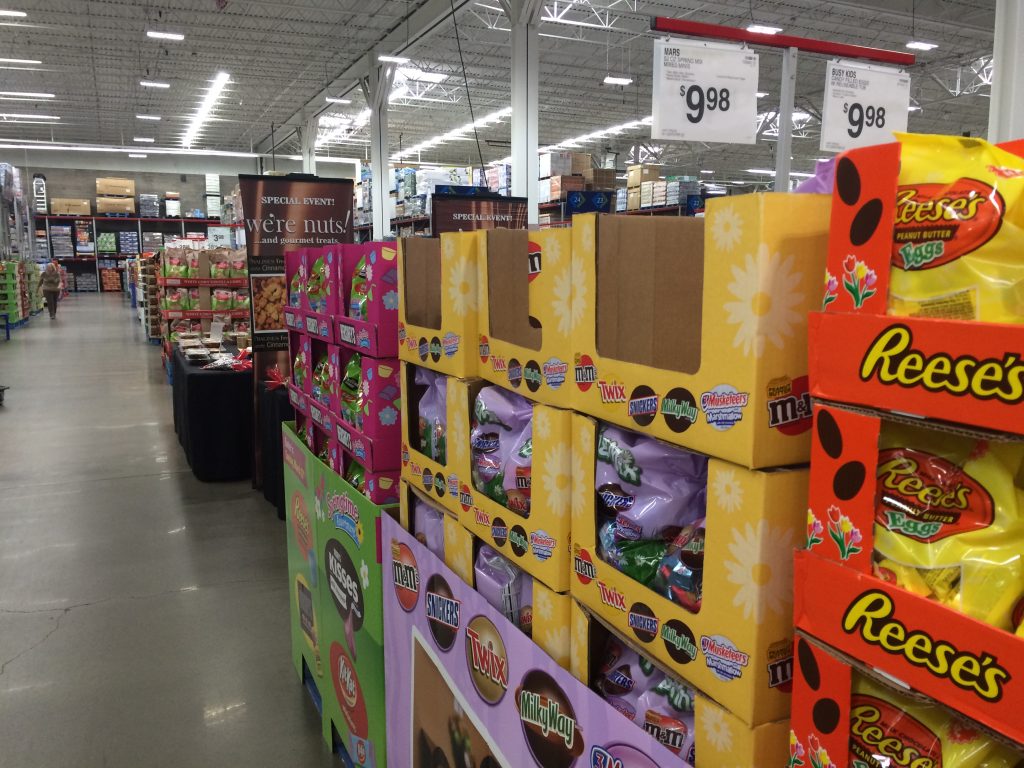 Easter candy at Sams