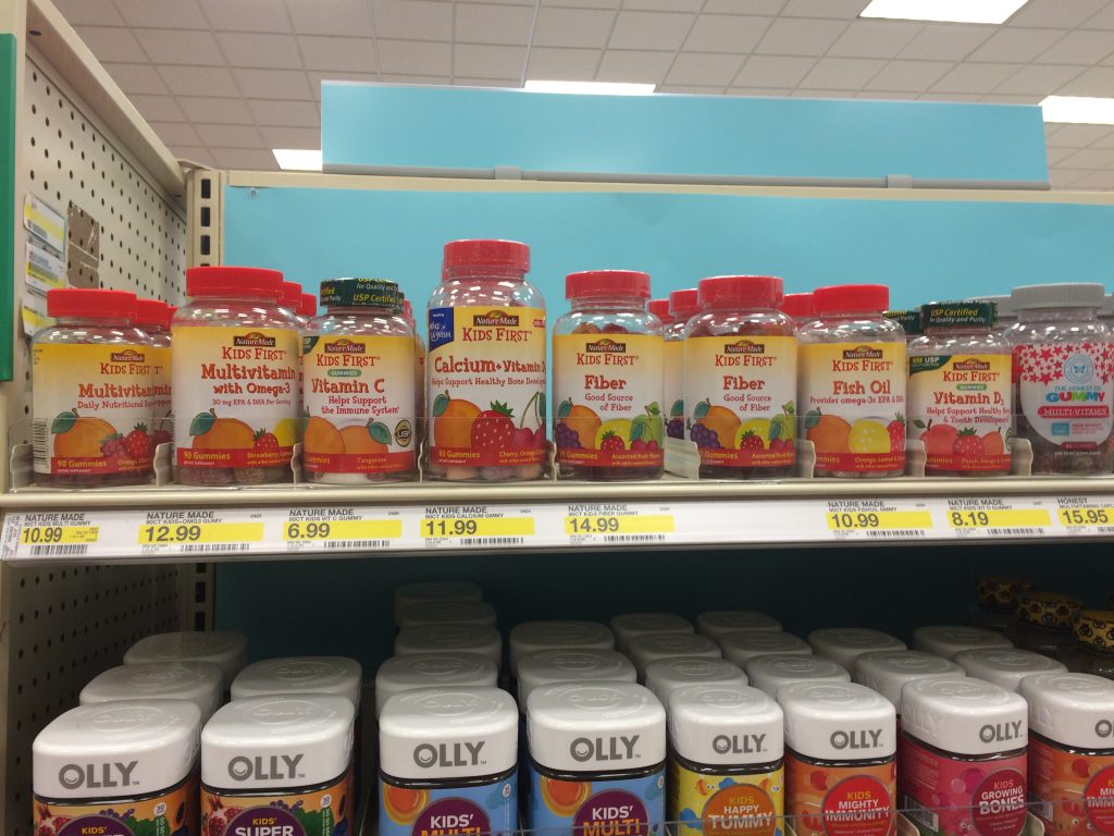 vitamins at Target 