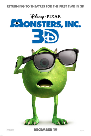 Monster's University, Disney/Pixar, Monsters 3D