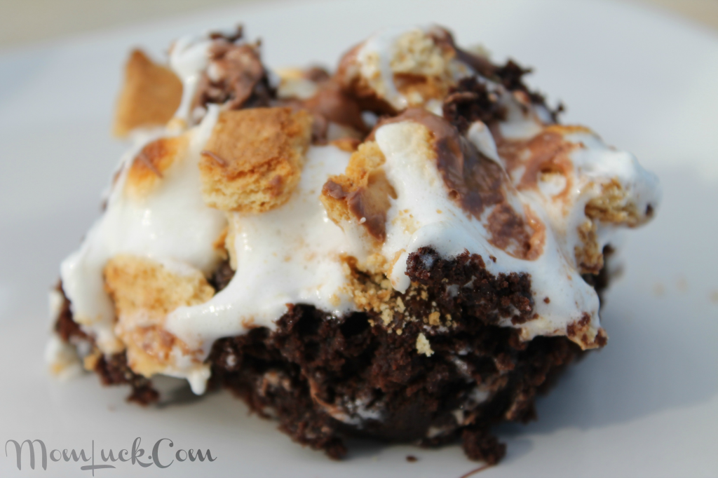 how to make s'mores brownies 
