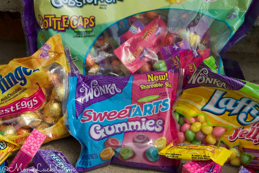 easter basket filled with Nestle Candy 