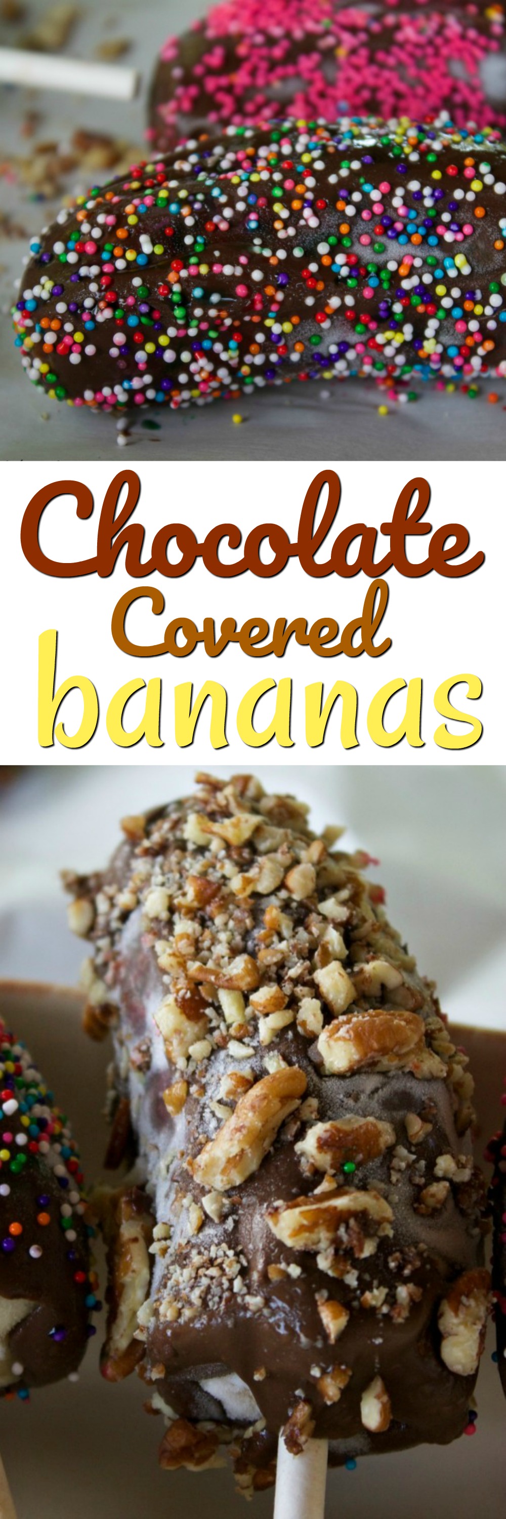 how to make chocolate covered bananas