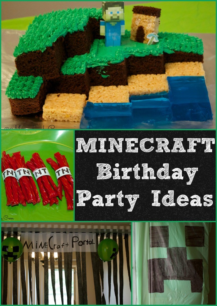 Minecraft Birthday Party Ideas Mom Luck