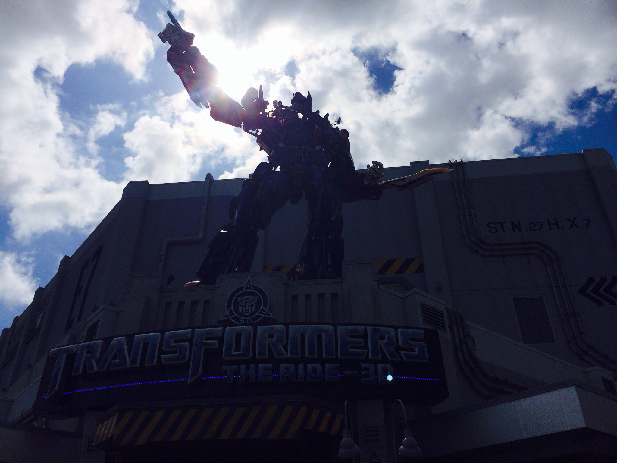 transformers ride at Universal 