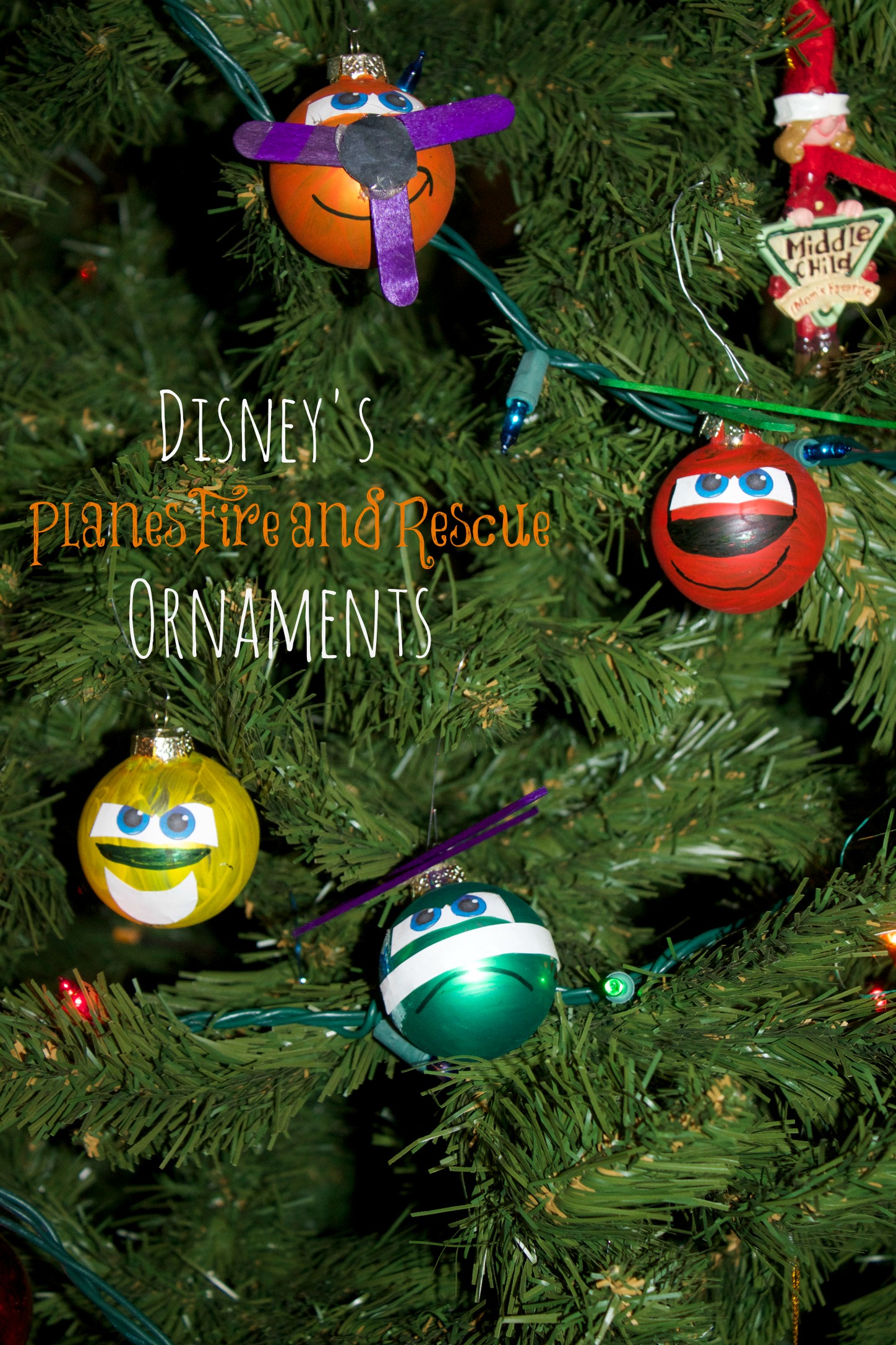 Planes Fire and Rescue Characters-Planes Ornaments 