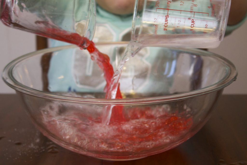 How to make pink glitter slime using borax 