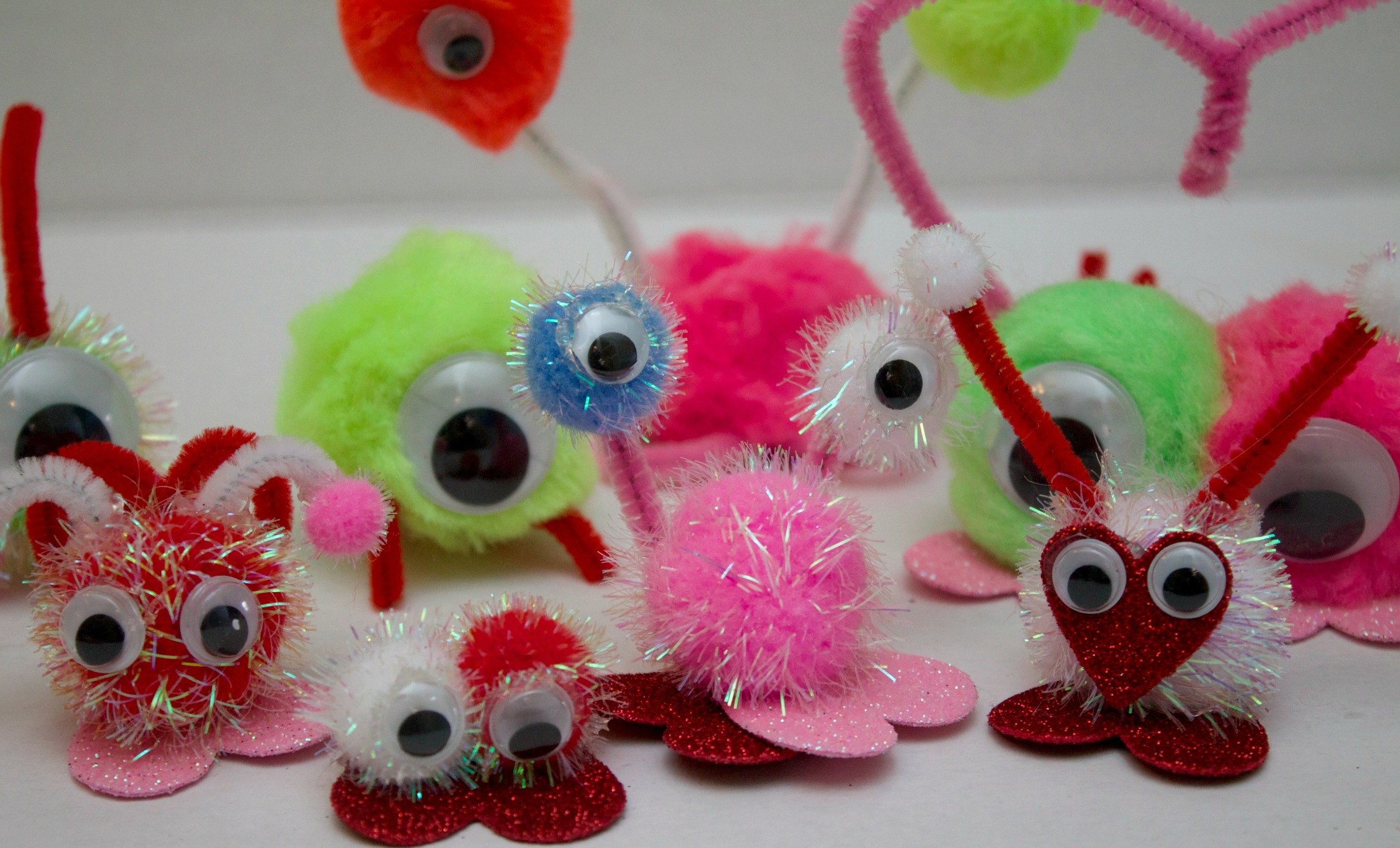 Valentine Craft Ideas For Kids-Love Bugs