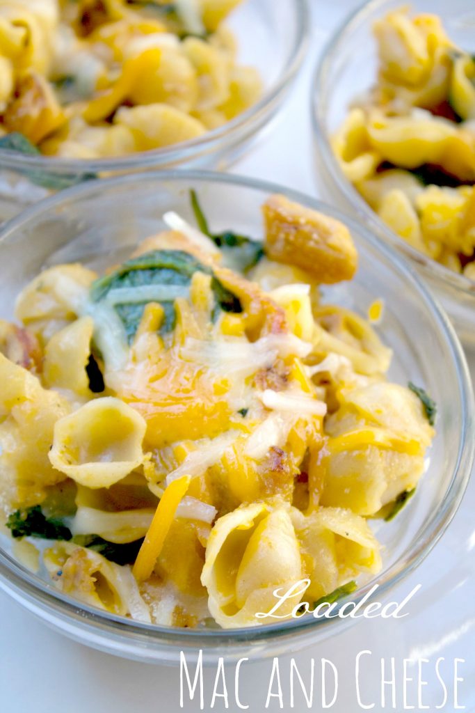 loaded mac and cheese recipe-easy weeknight meal idea 