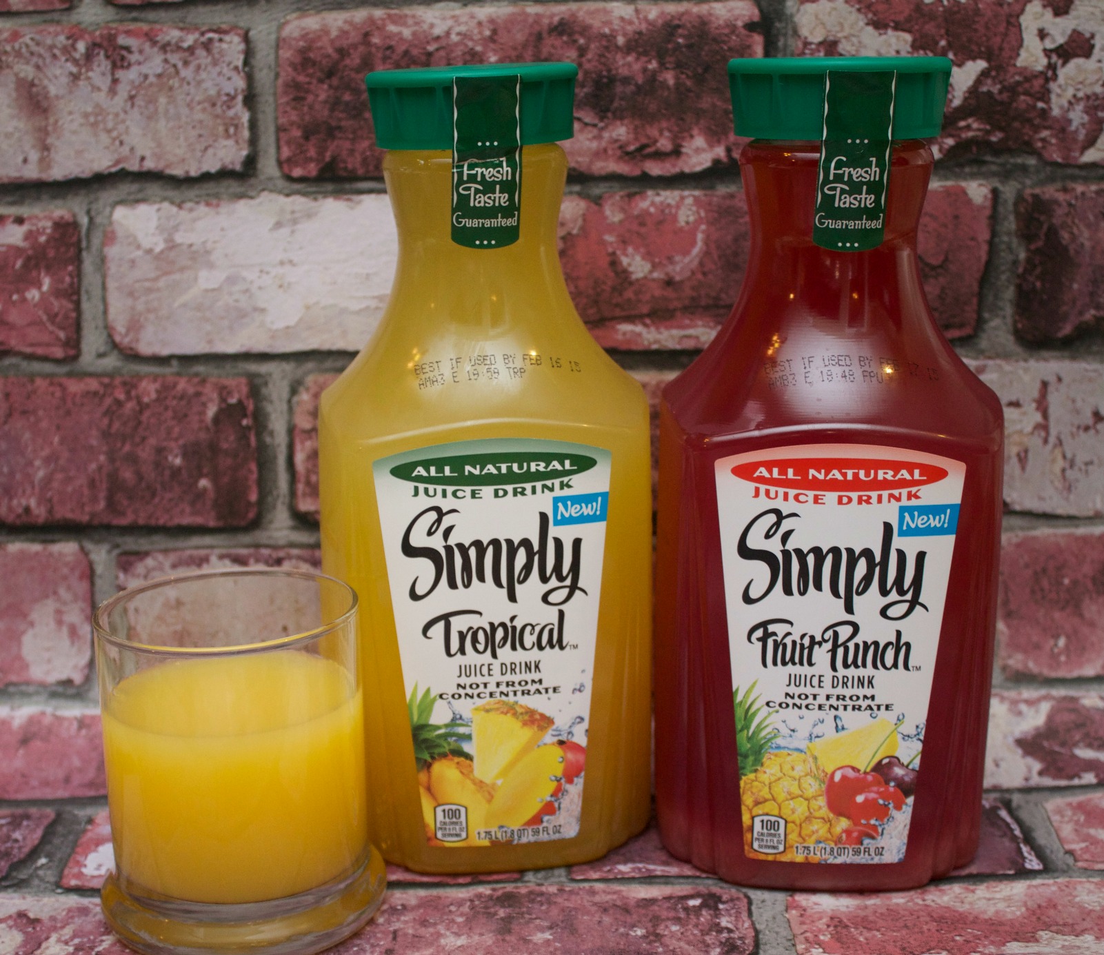 simply juice drinks -tropical drink 