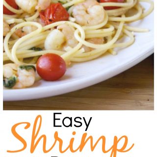 Easy Marinated Shrimp Pasta