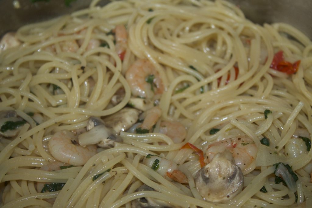 Marinated Shrimp and Pasta Recipe