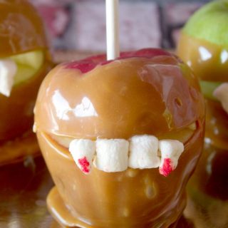 vampire caramel apples