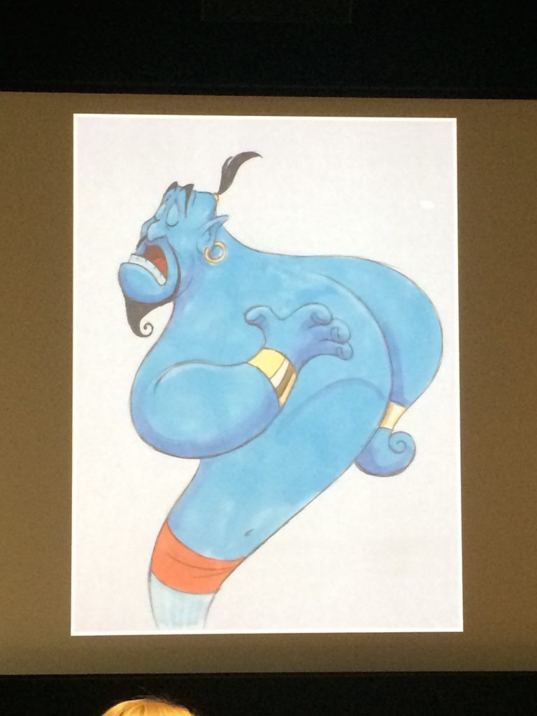 Genie from Aladdin drawing