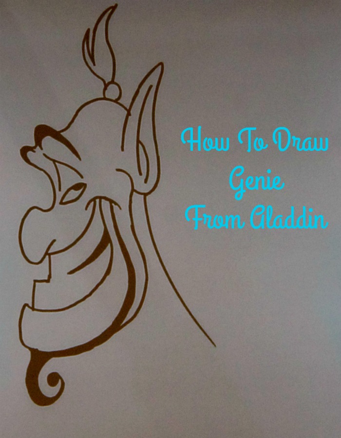 How To draw Genie From Aladdin