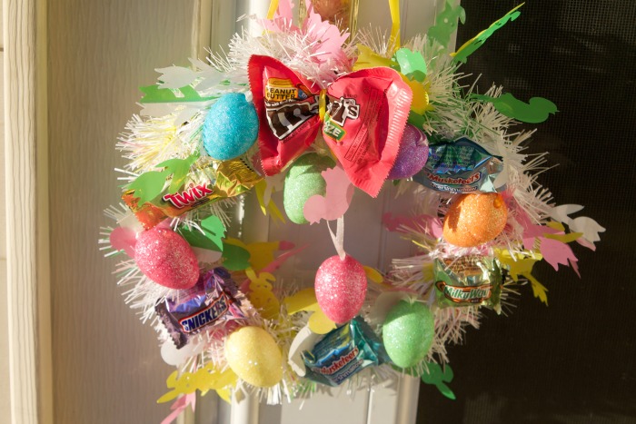 Easter bunny wreath 