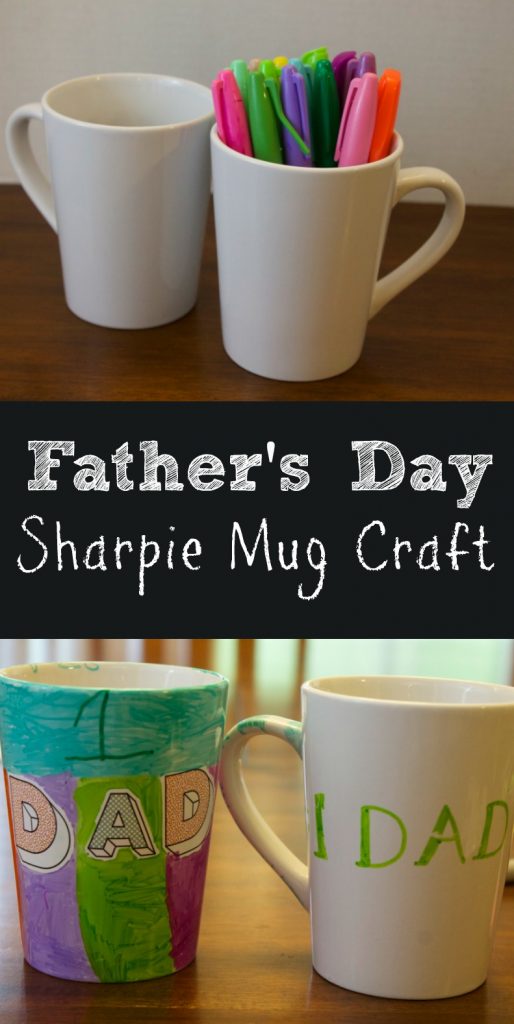 sharpie mug easy kids craft 