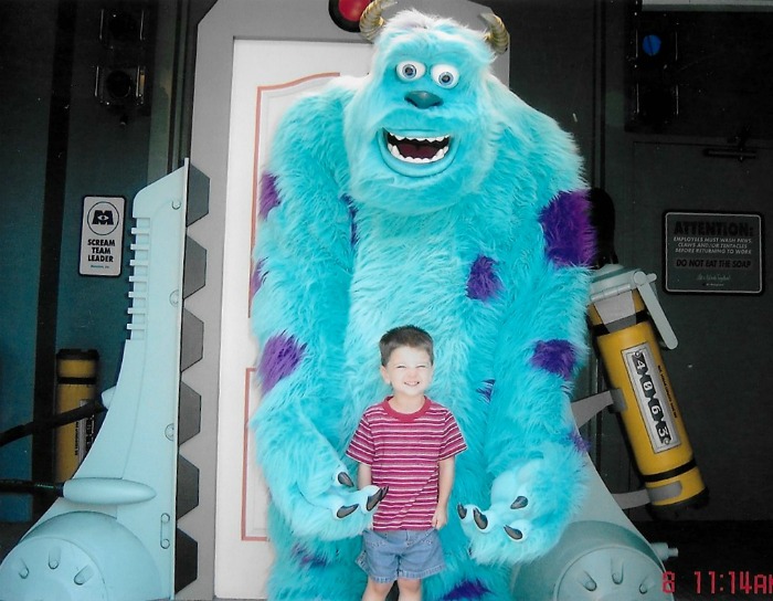 Tips on taking toddlers to disney world: Monsters Inc Meet and Greet 