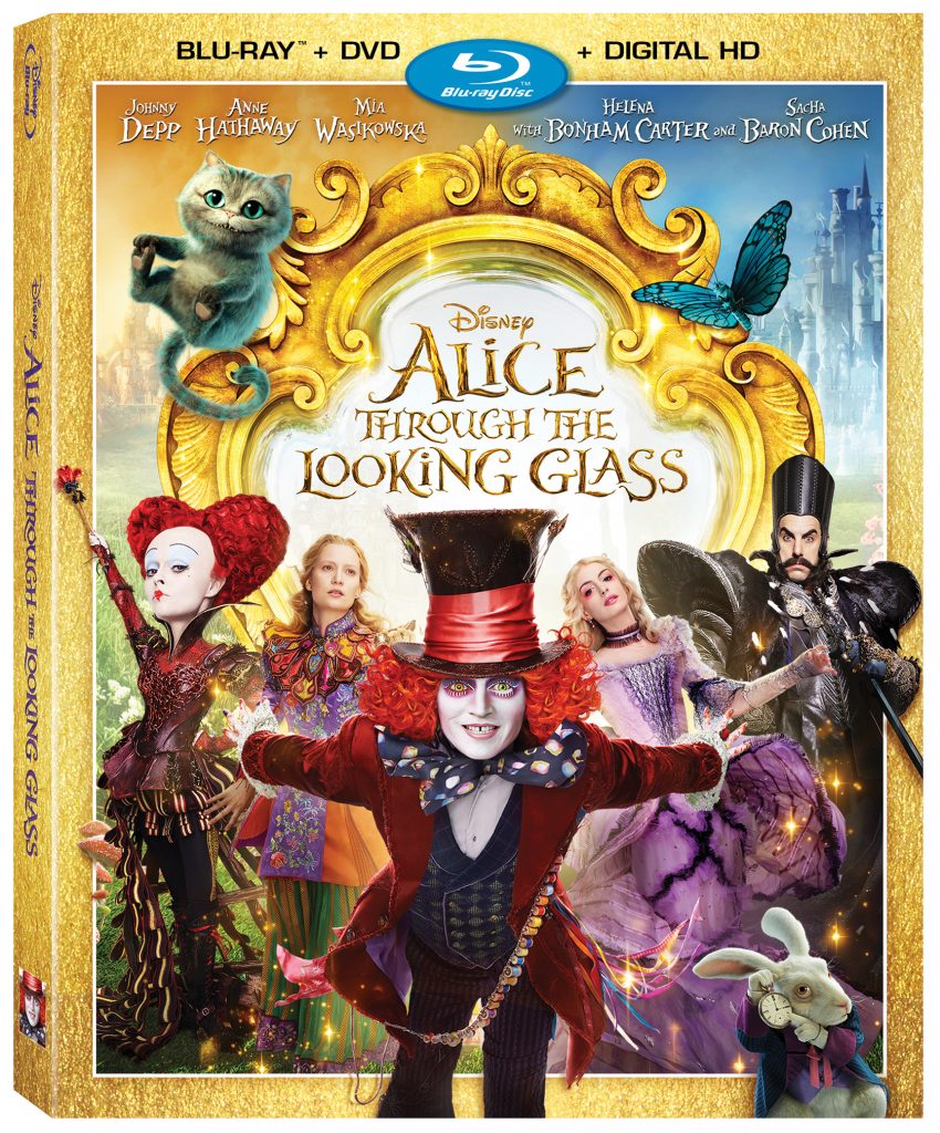 alice through the looking glass DVD cover