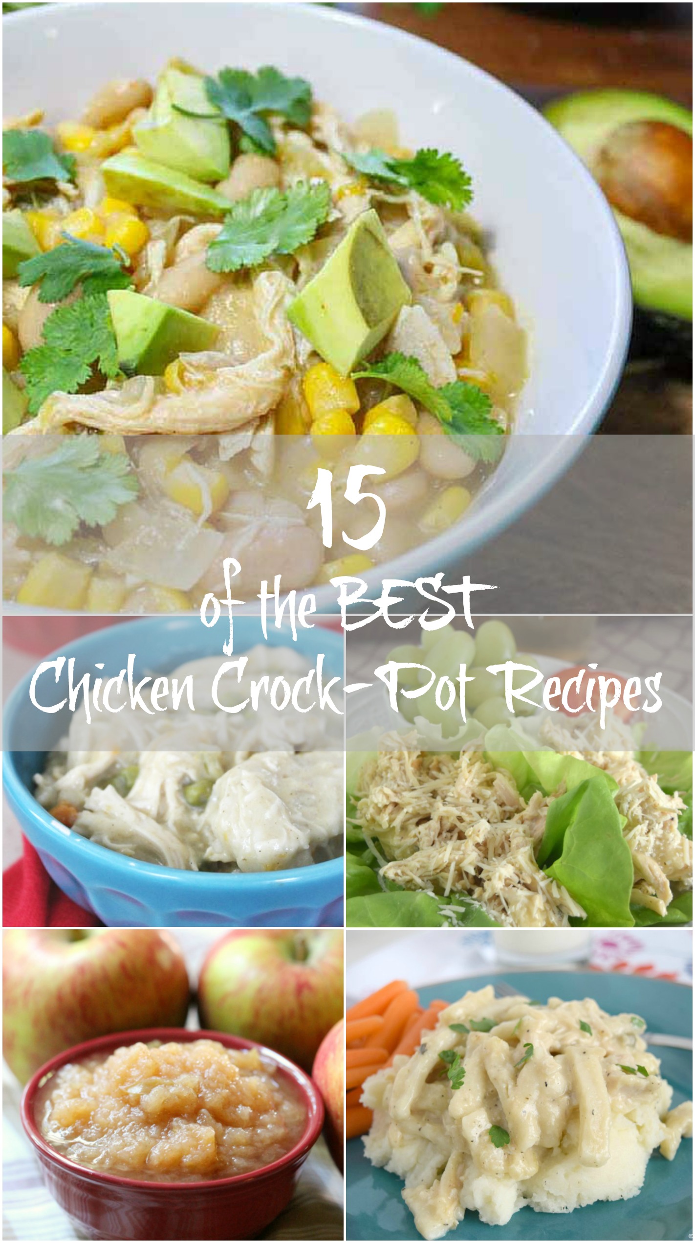 15 BEST Chicken Crockpot Slow Cooker Chicken Recipes of All Time