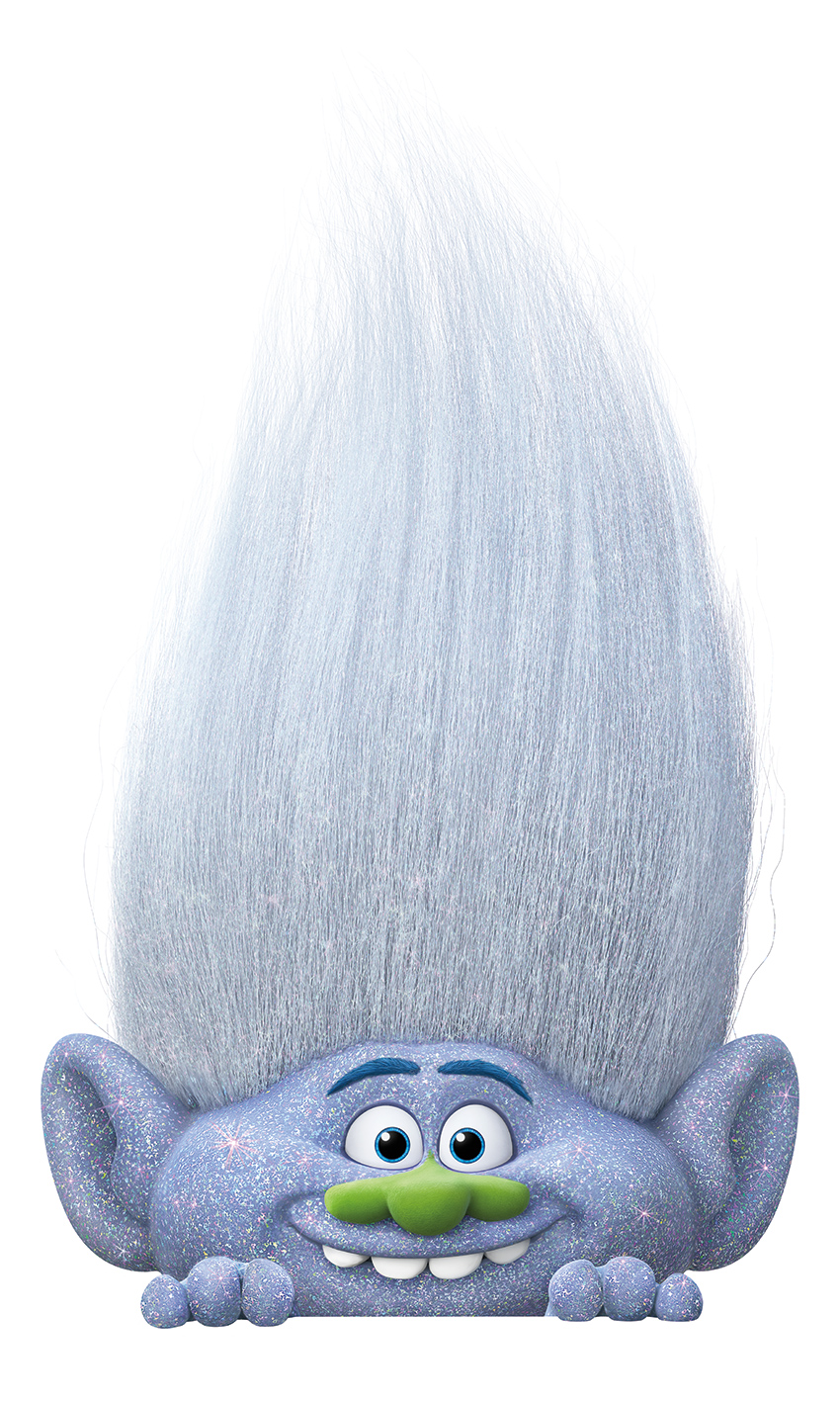 Bambola Trolls DreamWorks Glitterific Guy Diamond – Ispirata Al Film, Corpo Scintillante E Accessori Esclusivi