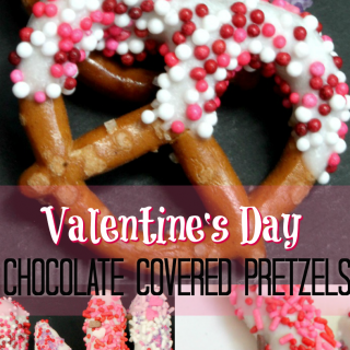 Valentines Day Chocolate Covered Pretzels Recipe