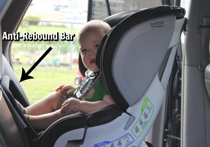 anti rebound bar car seat