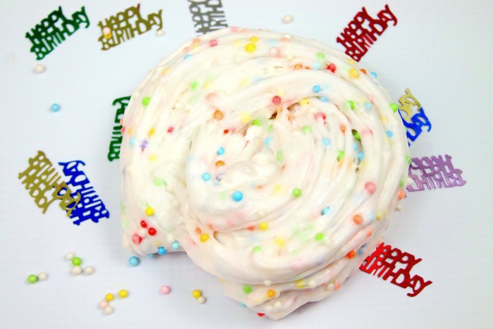 Birthday Cake Slime Recipe