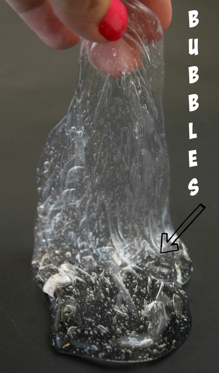 Clear Slime with No Bubbles 