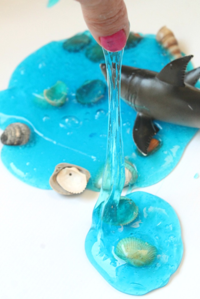 DIY SHARK Slime Perfect Activity For Shark Week