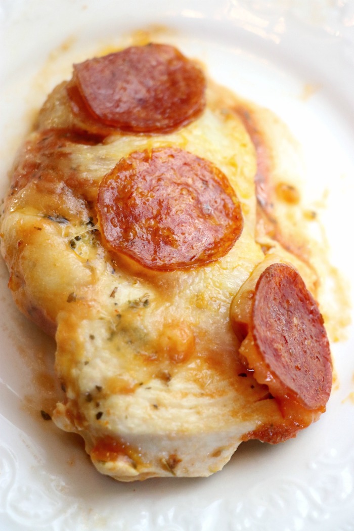 Pepperoni Pizza Chicken Low Carb Recipe